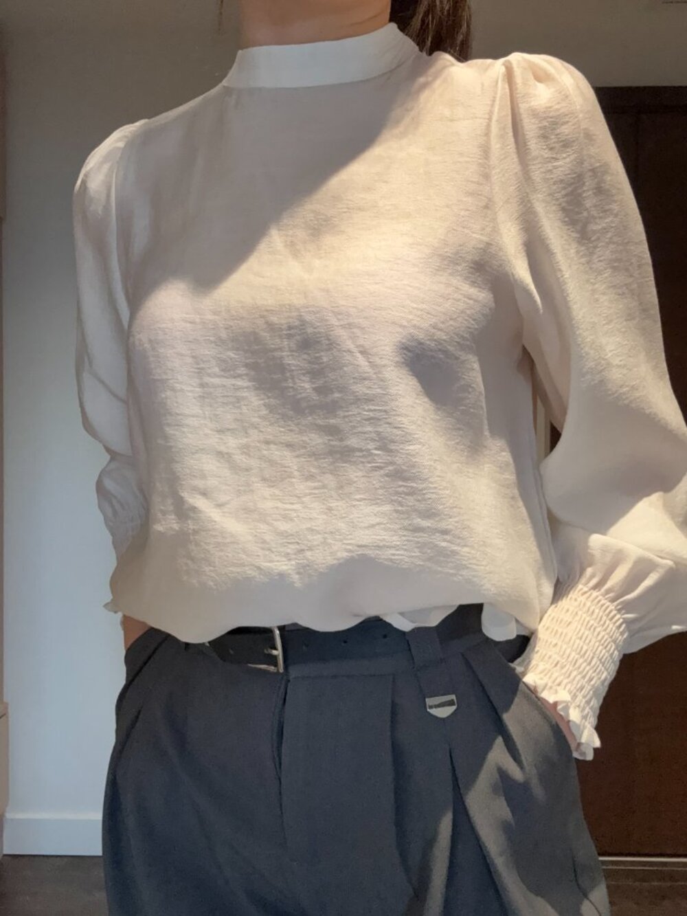 High-Waisted Wide-Leg Dress Pants - Brand New - Picture 2 of 3